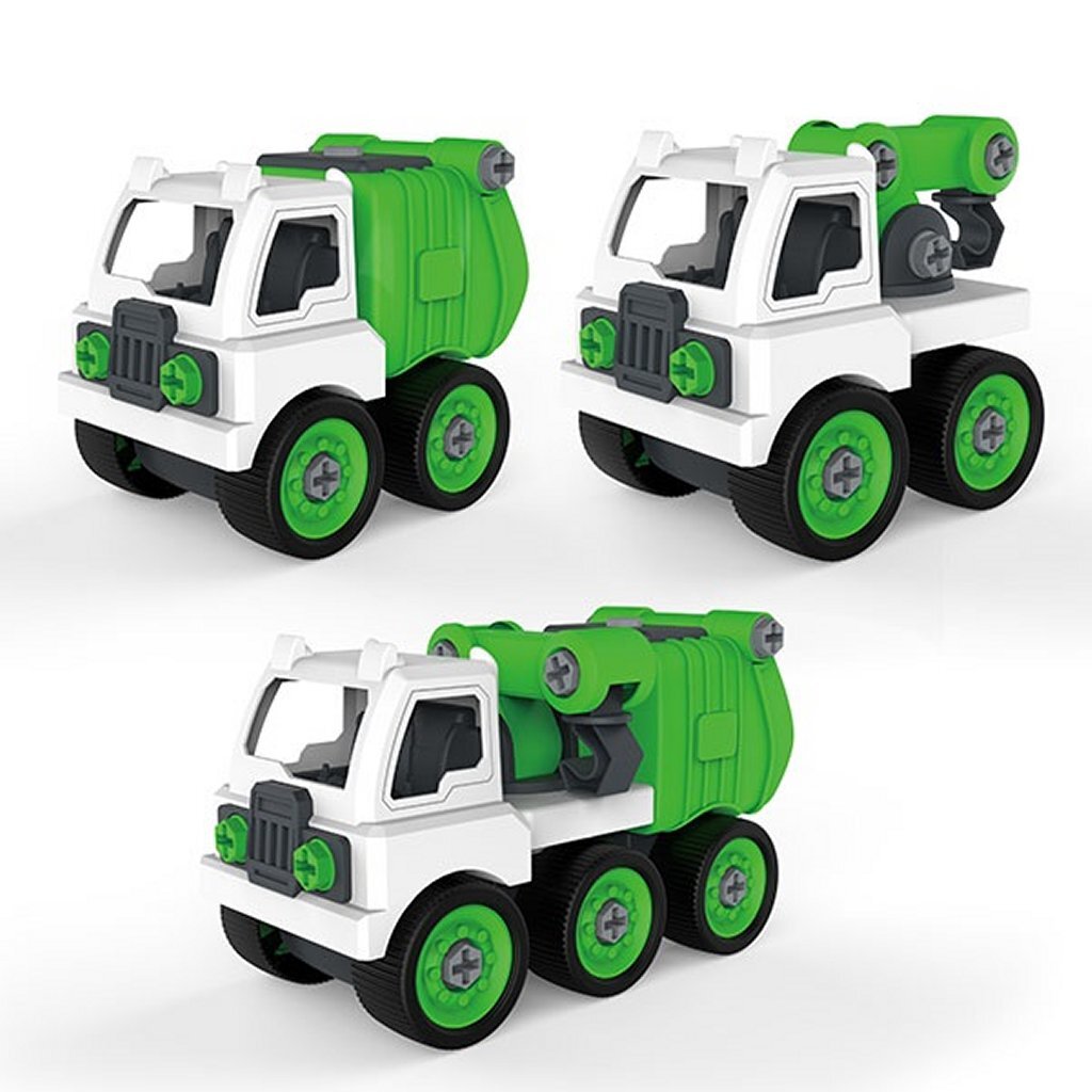 Cars trucks 3in1 vuilniswagen