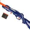 Toi-toys politie geweer blauw met 6 foampijlen