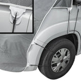 Proplus raamafdekking voor fiat ducato vanaf 06-2006 – voorruit- en zijraambescherming voor camper – inclusief bevestigingsstrips – grijs - afbeelding 3