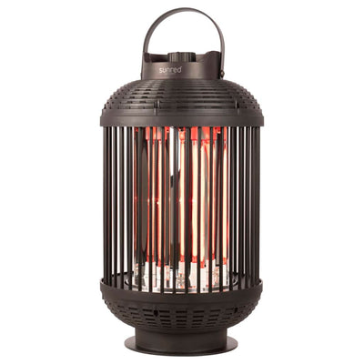 Sunred tafelverwarmer indox 1200 w halogeen zwart