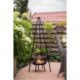 Redfire tuinbarbecue met driepoot en vuurschaal 50 cm zwart - afbeelding 1