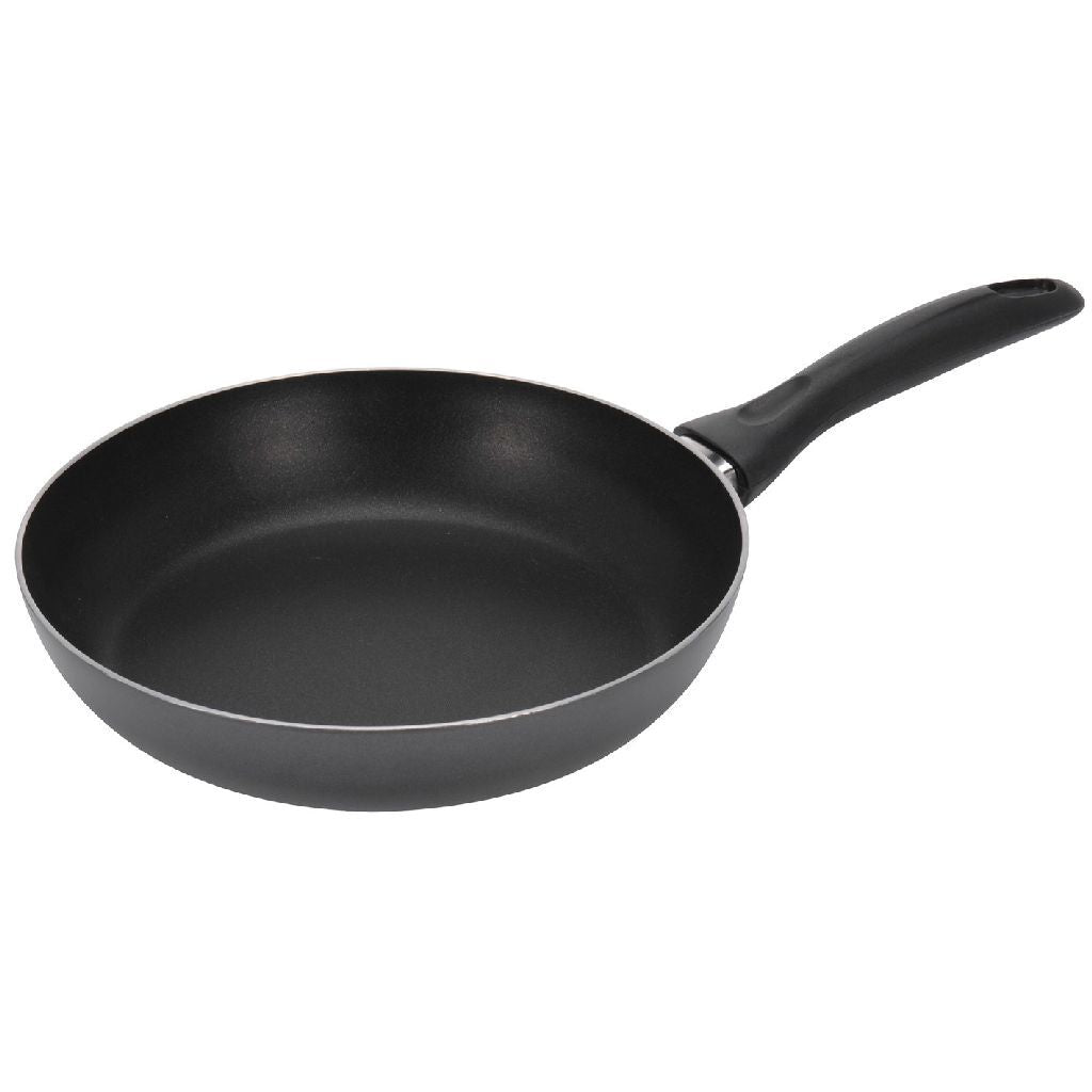 Excellent houseware aluminium koekenpan 28 cm zwart