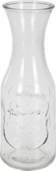Geen merk karaf 1l glas dia90 mm