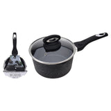 Excellent houseware steelpan 18 cm gesmeed aluminium - afbeelding 1