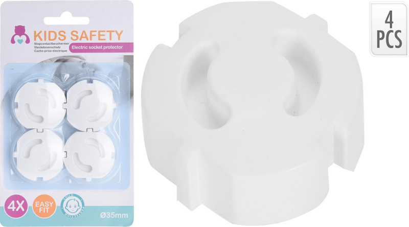 Ty kids safe stopcontactbeschermer set 4 stuks