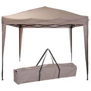 Progarden progarden partytent easy-up 300x300x245 cm taupe - afbeelding 1