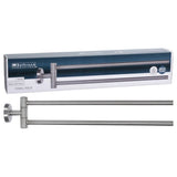 Bathroom Solutions Bathroom Solutions Handdoekenstang dubbel 50 cm roestvrij staal - afbeelding 2