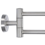 Bathroom Solutions Bathroom Solutions Handdoekenstang dubbel 50 cm roestvrij staal - afbeelding 3