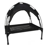 Pets collection dierenbed huisdierentent 60x45 cm zwart - afbeelding 1