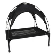 Pets collection dierenbed huisdierentent 60x45 cm zwart - afbeelding 1