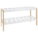 Storage solutions storage solutions schoenenrek met 2 lagen 70x26x36 cm - afbeelding 2
