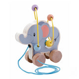 Studio Circus Studio Circus Houten Trekfiguur Olifant - afbeelding 1