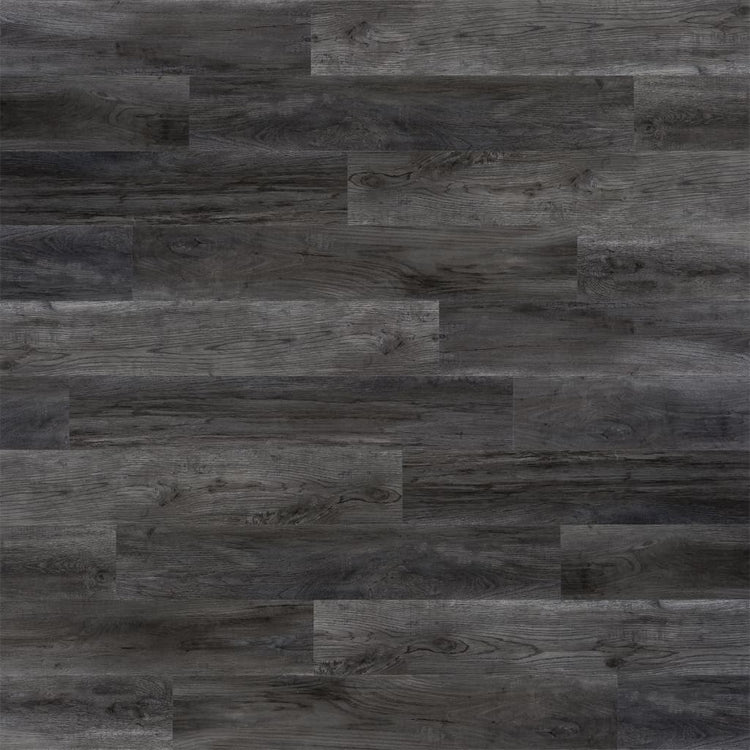 Wallart planken hout-look schuurhout eiken asgrijs