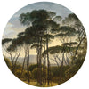 Wallart wallart behangcirkel umbrella pines in italy 190 cm