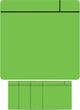 Smit visual magneet scrum - 75x75mm - groen - 5 stuks