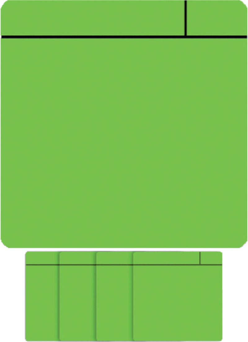 Smit visual magneet scrum - 75x75mm - groen - 5 stuks