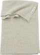 Meyco baby knit basic ledikant deken - sand melange - 100x150cm - 1.0 tog