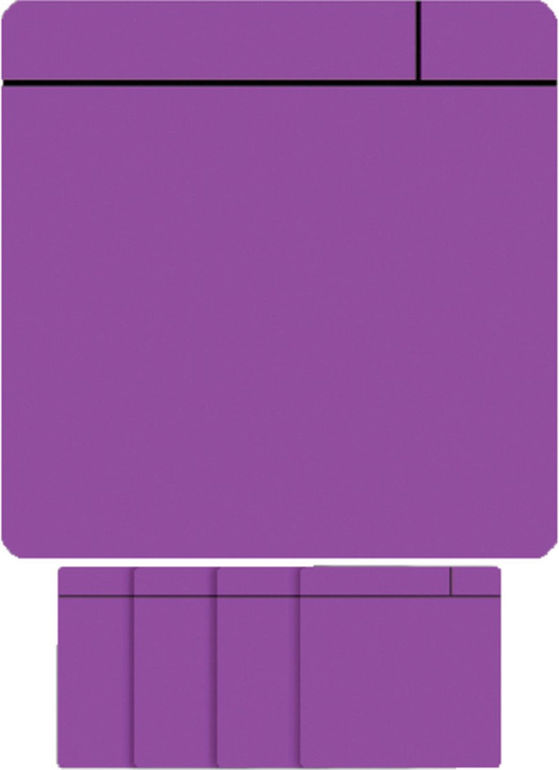 Smit visual magneet scrum - 75x75mm - paars - 5 stuks