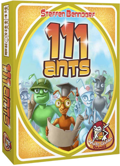 White goblin games - 111 ants - kaartspel - 2 tot 5 spelers - meerdere variaties - vanaf 8 jaar - leuk cadeautje