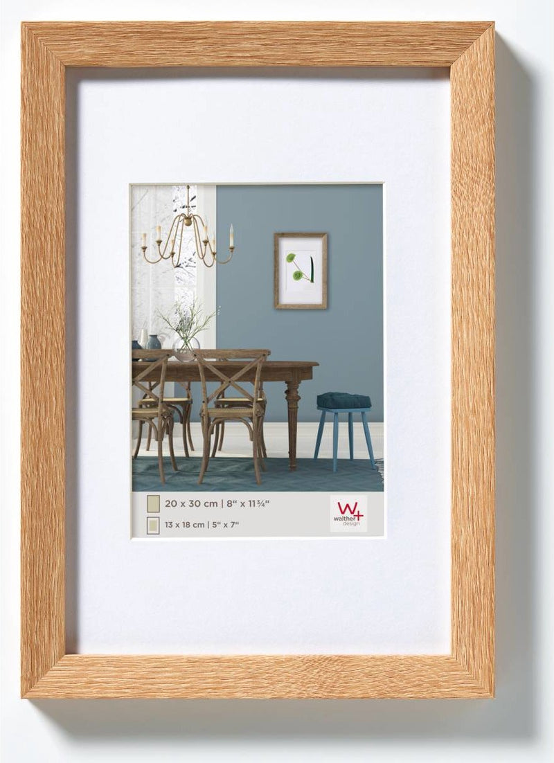 Walther fiorito - mdf houten lijst - fotoformaat 13x18 cm - licht eiken