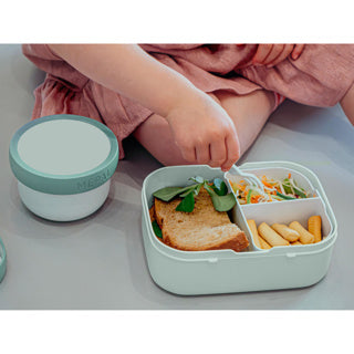 Mepal lunchbox campus - 750 ml - broodtrommel met vakjes voor kinderen - geschikt voor 4 boterhammen - sunshine rainbow