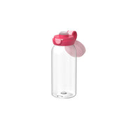 Mepal drinkfles met flipdop campus - 600 ml - waterfles kinderen - lekdicht - hygiënische deksel - cool pink - afbeelding 1