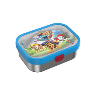 Mepal rvs bento lunchbox campus - 750 ml - broodtrommel met vakjes voor kinderen - geschikt voor 4 boterhammen - lunchbox rvs - paw patrol pups