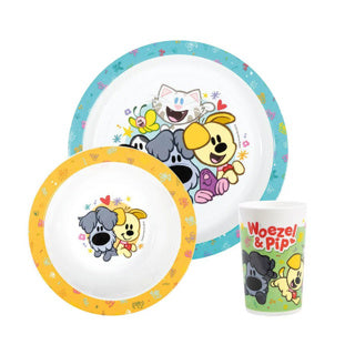 Bambolino toys woezel pip eetset, 3dlg.