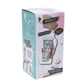 Koopman maak je eigen drinkbeker diamond painting