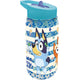 Stor waterfles bluey met glitter 330 ml | 4 stuks