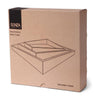 Senza asymmetrische houten dienbladen 3 stuks blauw