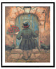 Grafix diamond painting anton pieck man met rozen 40x50cm