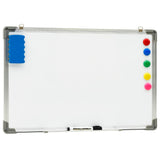Vidaxl whiteboard magnetisch 60x40 cm staal wit - afbeelding 2