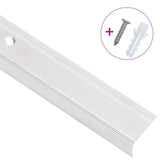 Vidaxl trapneuzen l-vormig 15 st 90 cm aluminium zilverkleurig - afbeelding 3
