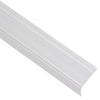 Vidaxl trapneuzen l-vormig 5 st 100 cm aluminium zilverkleurig