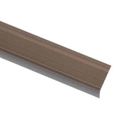 Vidaxl trapneuzen l-vormig 5 st 100 cm aluminium bruin - afbeelding 3