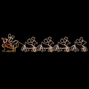 VidaXL Kerstverlichting 4 XXL rendieren en slee 1548 LED's 500x80 cm - afbeelding 1