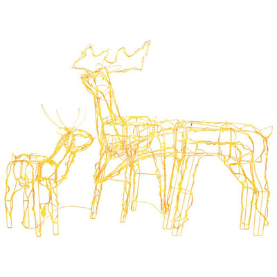 Vidaxl 3-delige kerstverlichting rendieren 229 led's