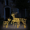 Vidaxl 3-delige kerstverlichting rendieren 229 led's