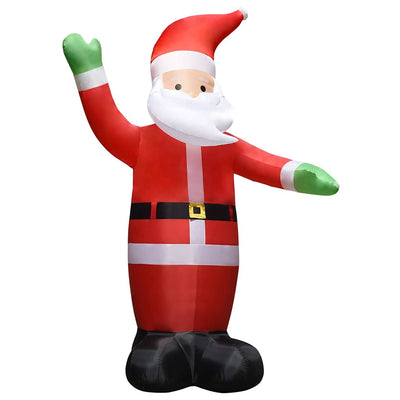Vidaxl kerstman opblaasbaar met led's ip44 4,5 m