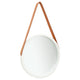 Vidaxl wandspiegel met band 40 cm wit
