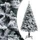 Vidaxl kunstkerstboom met sneeuw 150 cm groen