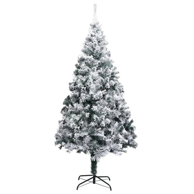 Vidaxl kunstkerstboom met sneeuw 180 cm groen