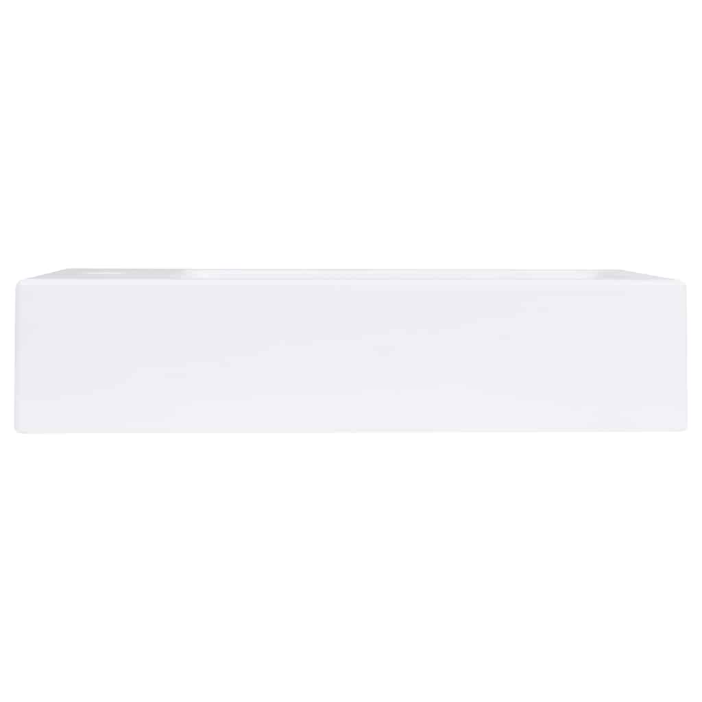 Vidaxl wastafel 400x220x90 mm smc wit