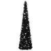 VidaXL Kunstkerstboom pop-up 180 cm PET zwart