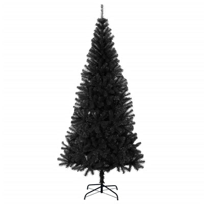 Vidaxl kunstkerstboom met standaard 180 cm pvc zwart