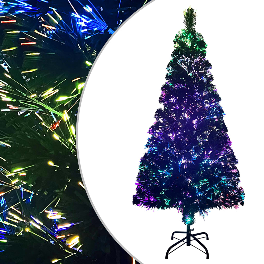 Vidaxl kunstkerstboom met standaard 150 cm glasvezel groen