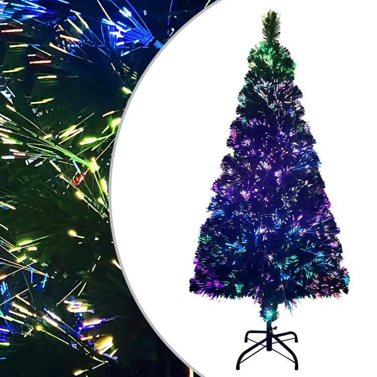 Vidaxl kunstkerstboom met standaard 150 cm glasvezel groen