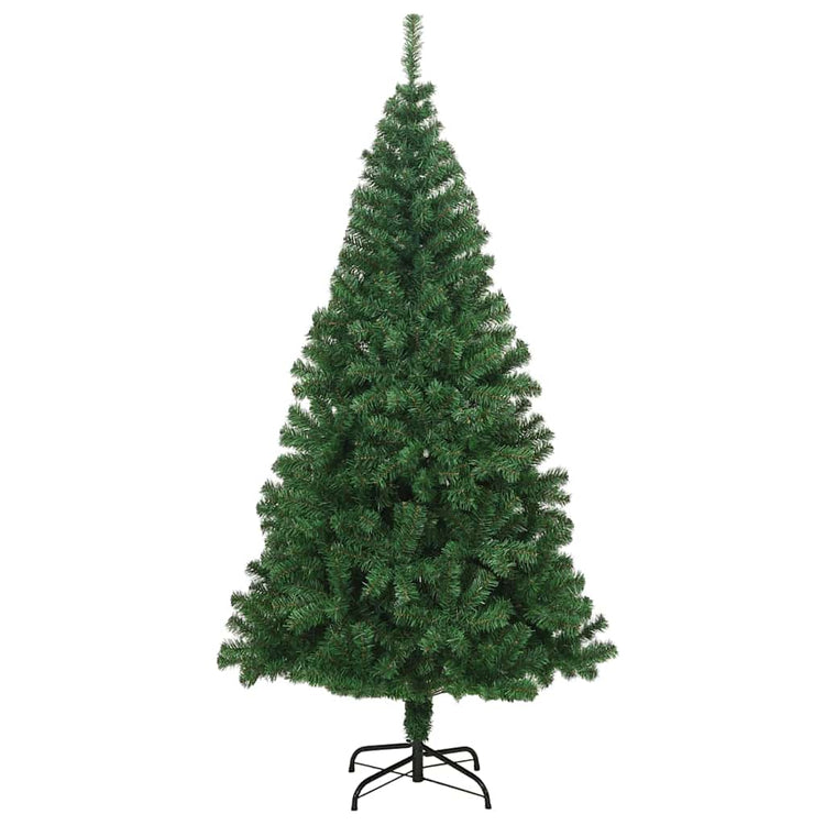 Vidaxl kunstkerstboom met dikke takken 180 cm pvc groen