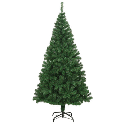 Vidaxl kunstkerstboom met dikke takken 240 cm pvc groen